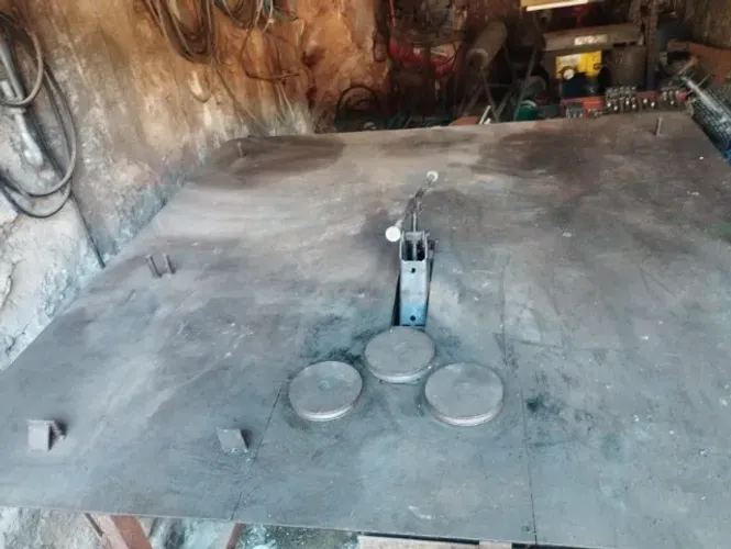 Calandra para dobra de barra redonda