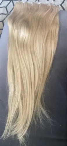 Mega Hair loiro claro 100% humano 40 cm