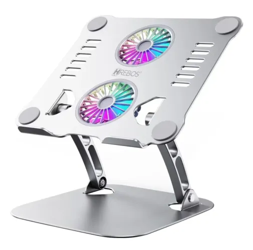 Suporte de Notebook -Gamer Hrebos Premium cooler resfriar