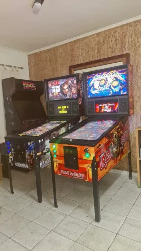 Máquinas de Pinball virtual 3 telas arcade fliperama