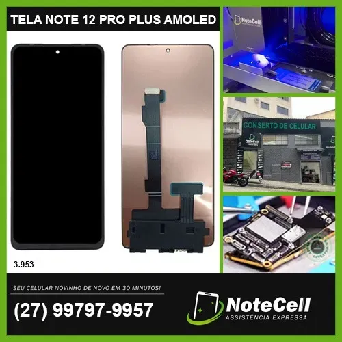 Tela/Display P/ Redmi Note 12 Pro Plus 5G Amoled - Instalação em 30 min!