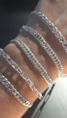 Pulseiras novas de prata 925 - Grossas (VALOR PROMOCIONAL)