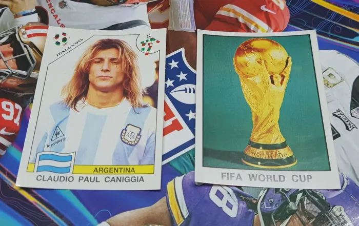 2 Figurinhas Raras Copa do Mundo 1990