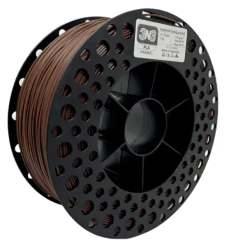Filamento PLA  Marrom Ébano  3N3  1.75mm  1kg