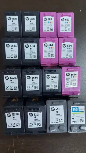 Cartuchos HP a partir de 45,00 662, 664, 667, 60, 901...