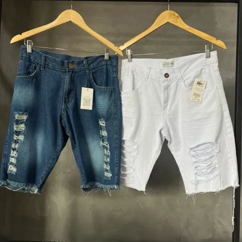 Shorts Jeans Destroied - Lacoste e Similar