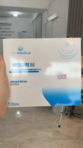 Curativo de Carvão Ativado com Prata Acticare AG - VitaMedical