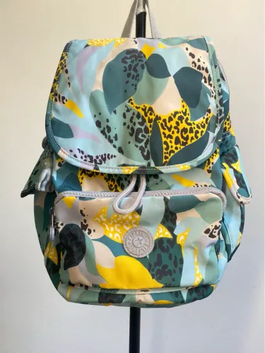 Mochila Kipling City Pack S - Estampada Original - Ótimo Estado