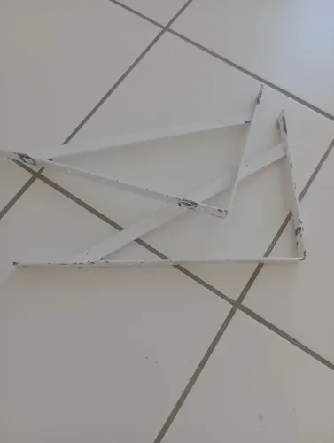 Cantoneira 40cm Suportes de prateleira de metal