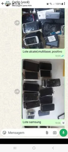 Lote de celulares para peças