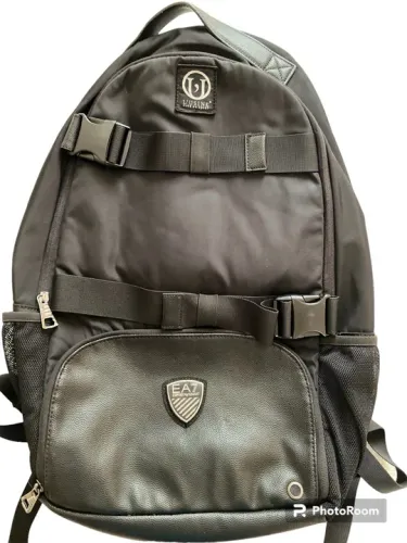 Mochila Original Emporio Armani EA7 Preta