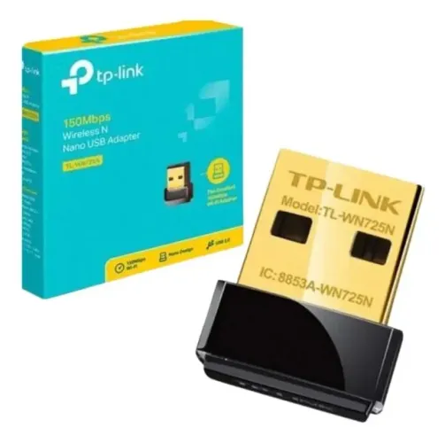 Adaptador Usb Wireless, 150 Mbps, Nano, Tp-link - Tl-wn725n