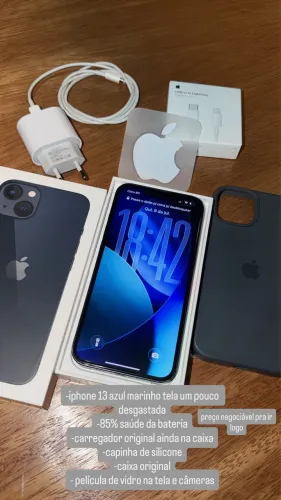 iphone 13 128GB azul marinho