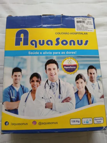 Colchão inflável aquasonus hospitalar