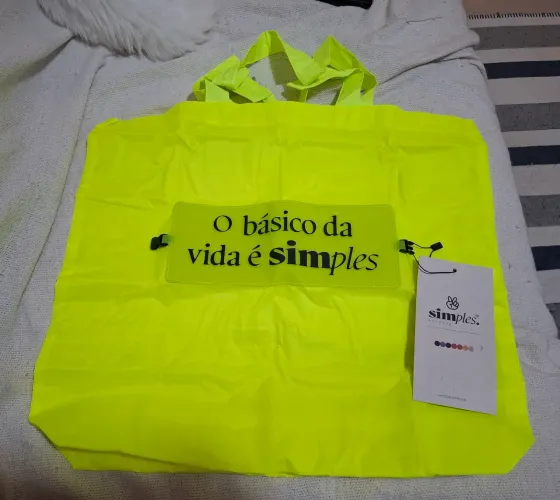 Bolsa dobrável Nylon Reserva Simples 