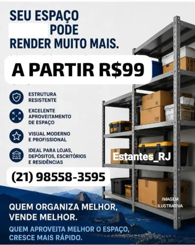 Estantes de Aço Kit Prateleiras