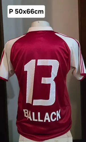 Camisa bayern munchen 2003 Balack modelo europeu linda adidas