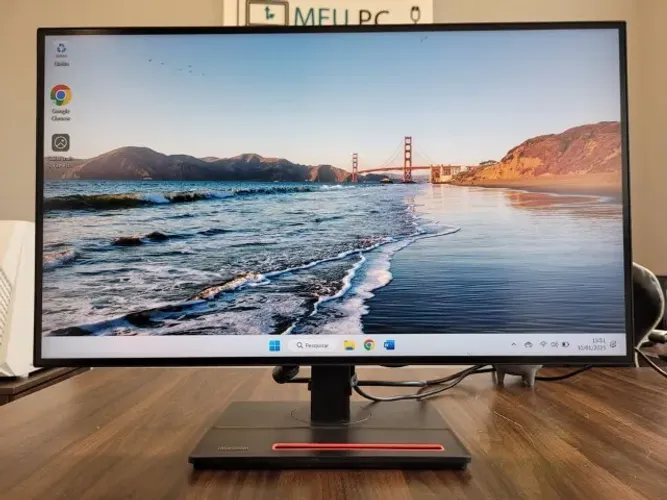 Monitor 27" Lenovo ThinkVision | QHD (2560 x 1440) 2k | IPS | 60hz | Tela Plana | P27h-20