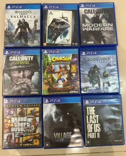 JOGOS DE PLAYSTATION 4 - PS4 - PREÇOS NA DESCRIÇÃO