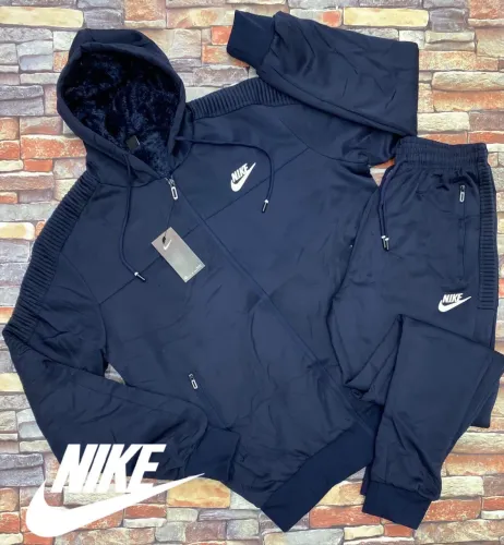Conjunto de frio masculino azul marinho Nike