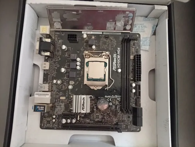 Kit core i39100f placa mãe h310 1151