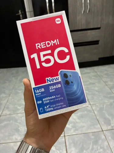 Xiaomi Redmi 15C preto, 8+8 de RAM e 256 LACRADO
