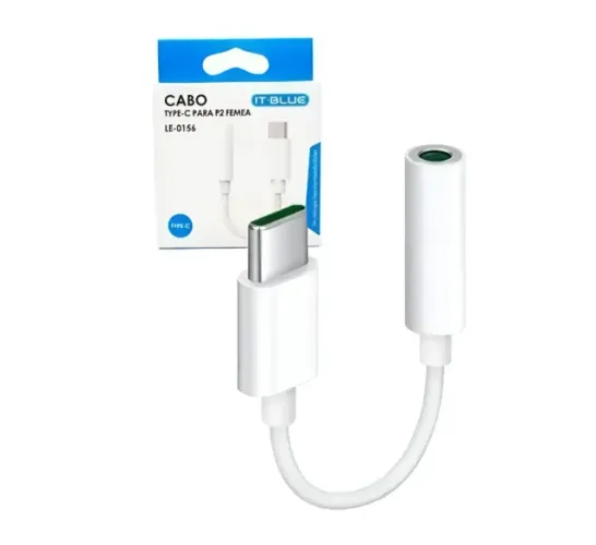Cabo Tipo-c Para P2 It-blue Adaptador Para Fone De Ouvido Le-0156