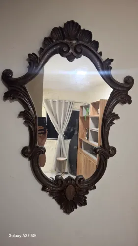 Espelho antigo de luxo