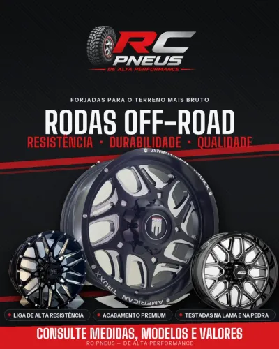 JG de rodas importadas aro 20 e 22 para Ram 2500 e 3500 