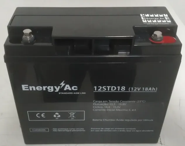 Bateria Estacionaria 12v 18ah Vrla Para No-break