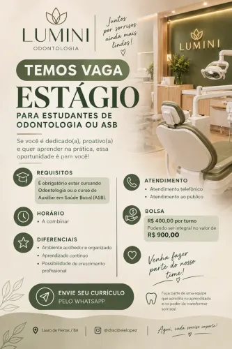 Estágio odontologia ou asb