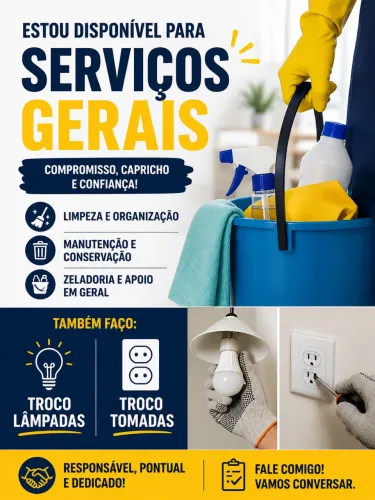 Serviços gerais masculino 