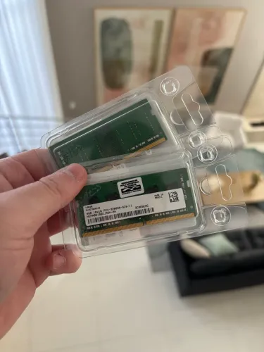 Memória RAM Samsung 4Gb (2x4) - Originais e Sem uso