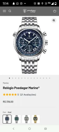 Vendo Relógio Poedagar Marine