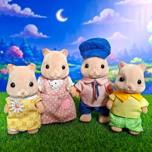 Sylvanian Families - Goldbacke Hamsters Vintage