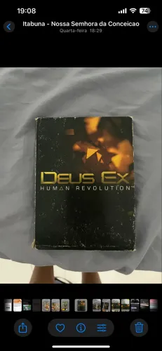 DEUS EX Human Revolution - edição de colecionador- play 3