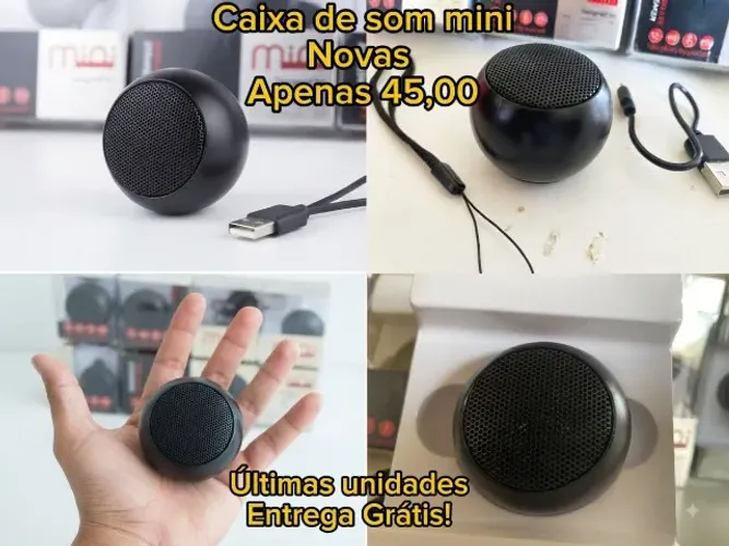caixinha de som mini