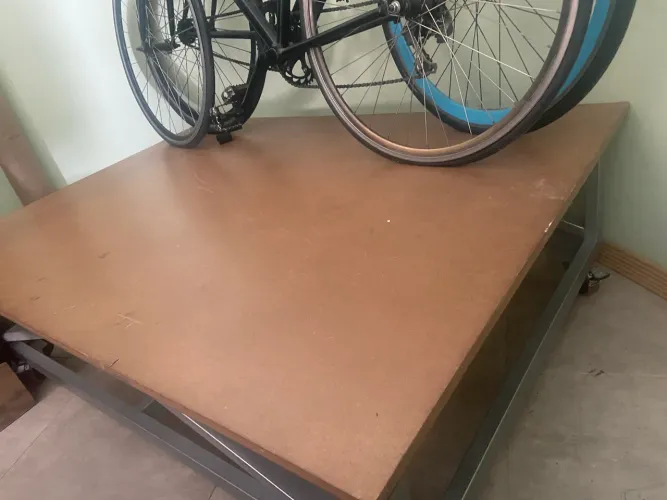 Mesa de centro industrial