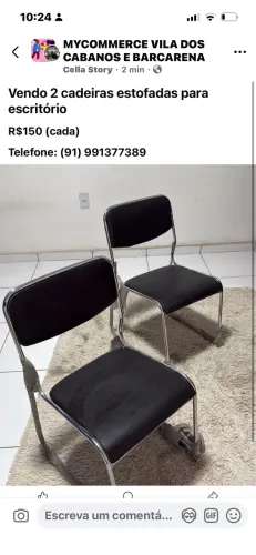 Vendo cadeira para escritório