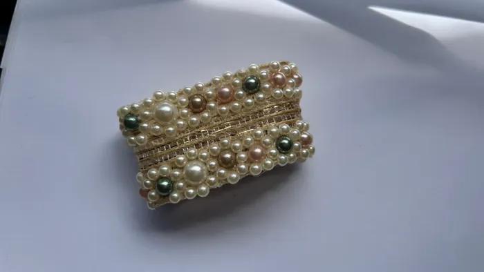 Porta guardanapo pérolas