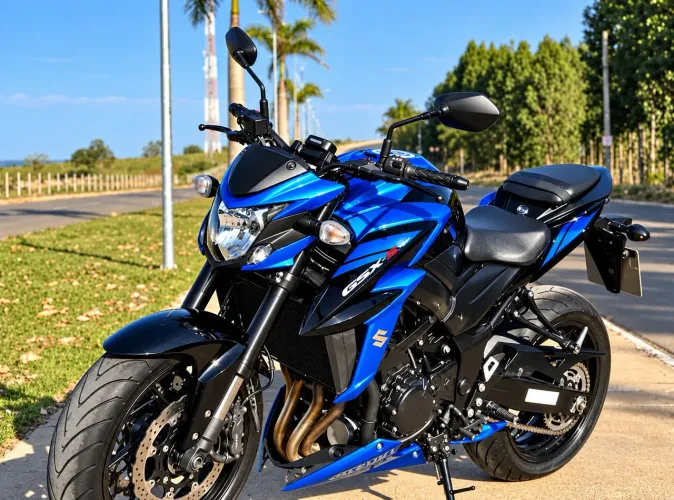 Moto Suzuki GSX 750 