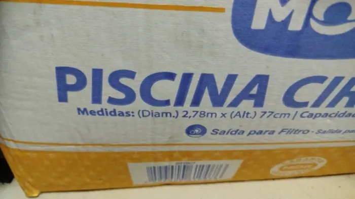 Piscina Mor 4.500 L com bomba , acessórios e nota fiscal 