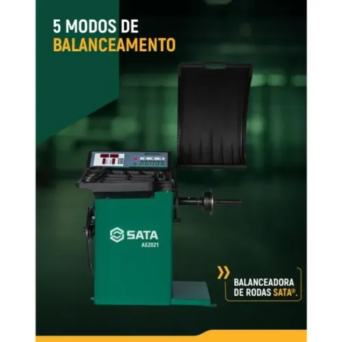 BALANCEADORA DE RODAS SEMIAUTOMATICA ARO 10" A 30" 220V - SATA NOVA - LOJA ( PROMOÇÃO )