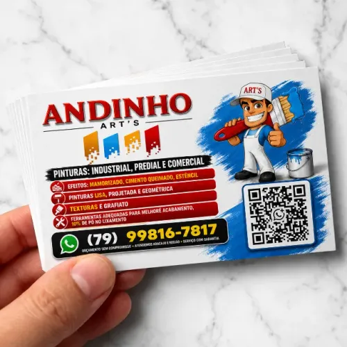 ? CARTÃO DE VISITA - PAPEL GLOSSY 180g