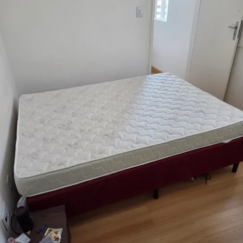 Cama casal box com colchão marca Castor