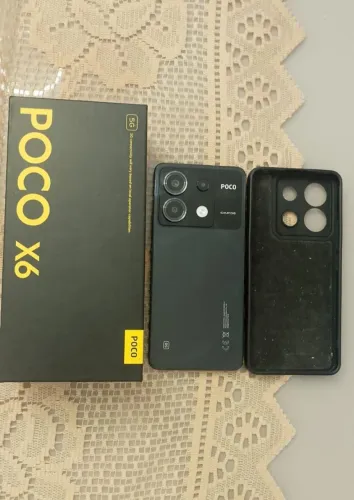 POCO X6 5G 256GB/8GB RAM + Caixa e Carregador Original - Conservado