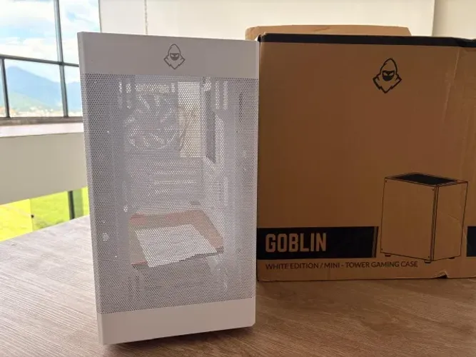 Gabinete Gamer Goblin White Edition - Mini Tower (Branco)