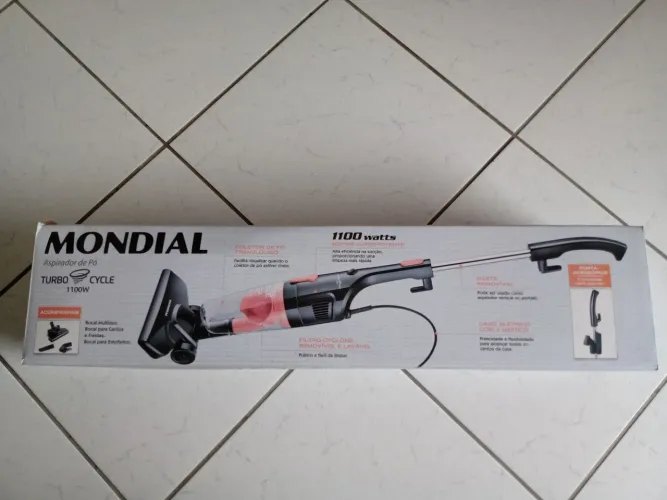 Aspirador de Pó Vertical Mondial Turbo Cycle 1100W - Novo (Apenas Testado!)