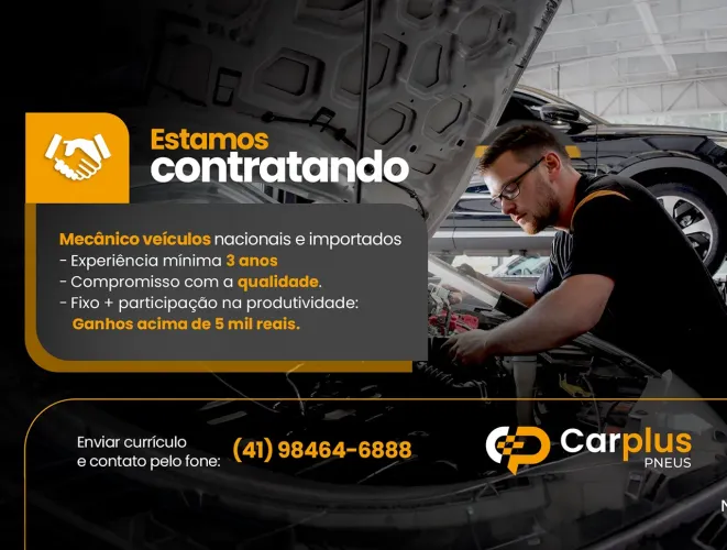 Vaga Mecânico Automotivo