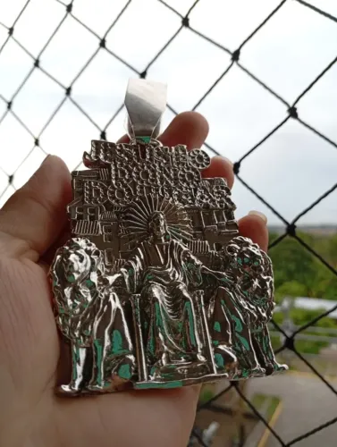 Prata 925 Pingente Jesus é O Dono Do Lugar